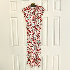 Vintage Diane Von Furstenberg silk dress, size 6